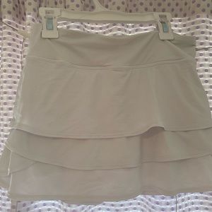 Athleta girl white tennis swing skirt